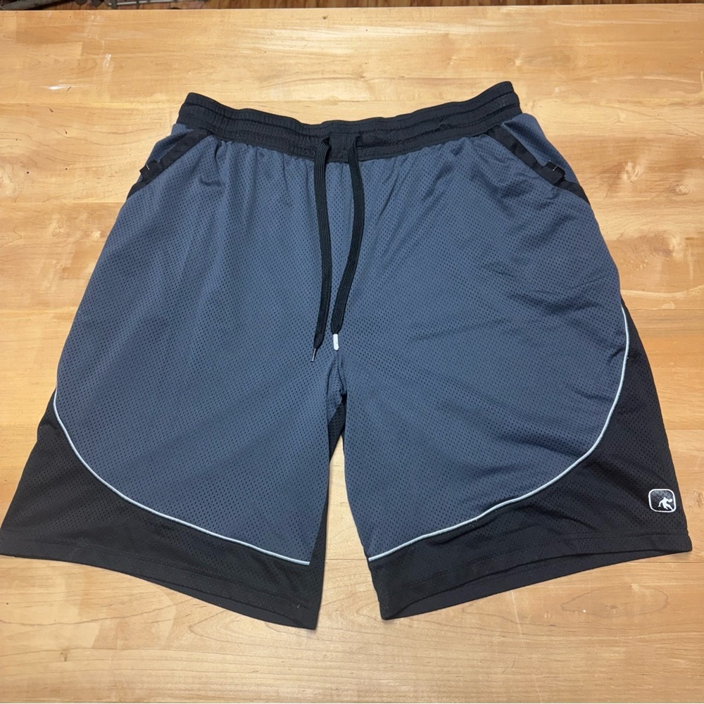 AND1 Men's‎ Blue and Black Athletic Shorts